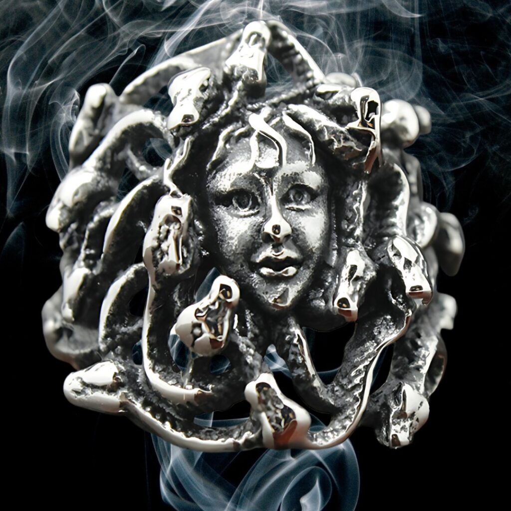 Medusa ring stainless steel